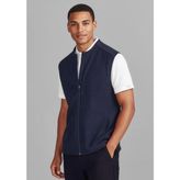 Nova Zip Front Knitted Polyester Marle Vest