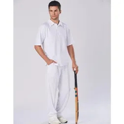 Mens Cricket Pants with CoolDry Pique Fabric