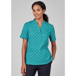 Florence Womens Two Way Stretch Daisy Print Tunic