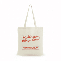 Natural Cotton Tote Bag with Long Shoulder Handles