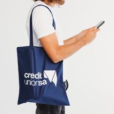 Colourful Cotton Calico Tote Bag with Long Handles