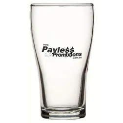 425ml Conical Beer Glass with Full Colour Print