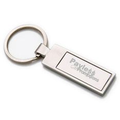 Rectangle Alloy Key Ring With Gift Box