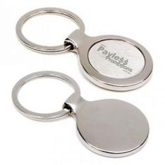 Alloy Circular Key Ring With Gift Box