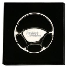 Alloy Steering Wheel Keyrings With Gift Box