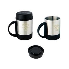 Double Wall Stainless Steel Mugs With Hard Lid
