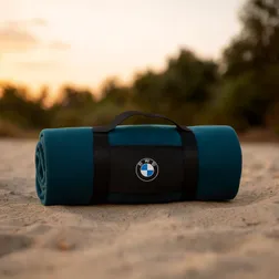 Polar Fleece Outdoor Blankets with Elastic Carrier