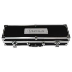 Stainless Steel BBQ Utensil Set with Aluminum Case