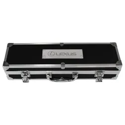 Stainless Steel BBQ Utensil Set with Aluminum Case