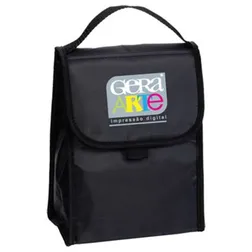 D336 Black Foldable Logo Coolers With Strap