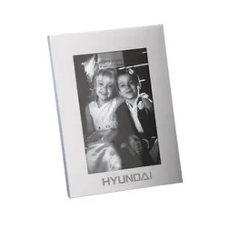 Classic Silver Aluminium Desk Photo Frame with Engraving