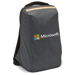 Nova Anti-Theft Foam Padded Computer Backpack Black with Tan Trim