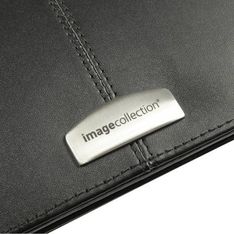Essex Black Bonded Leather Zippered A4 Compendium with Three Ring Binder