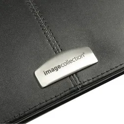 Essex Black Bonded Leather Zippered A4 Compendium with Three Ring Binder