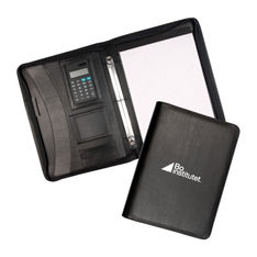 Dallas Zippered A4 Compendium with Three Ring Mechanism