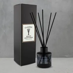 Classic Sandalwood Reed Diffuser 50ml Round Glass Bottle