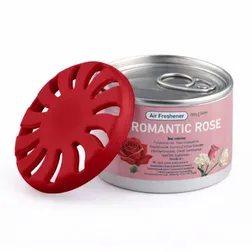 Rose Scented Tin Car Air Freshener