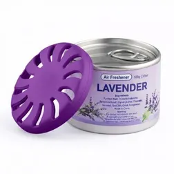Lavender Tin Car Air Freshener 69mm