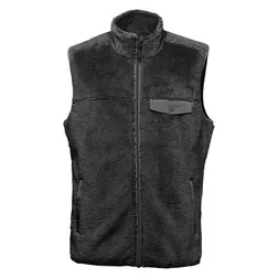 Bergen Bonded Sherpa Fleece Vest with High Zip Collar