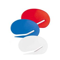 Stainless Steel Blade Plastic Letter Opener With Red Blue White Colours