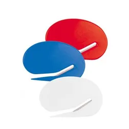 Stainless Steel Blade Plastic Letter Opener With Red Blue White Colours