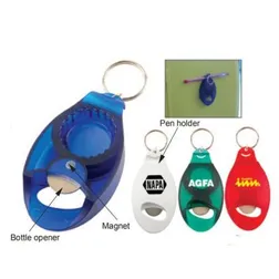 Plastic Handle Stainless Steel Blade Bottle Opener