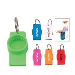 Stainless Steel Blade Compact Bottle Opener with Plastic Handle