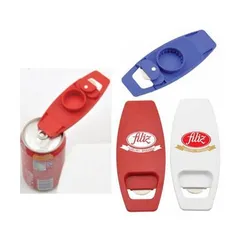 Stainless Steel Blade Bottle Opener with Plastic Handle