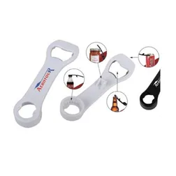 Plastic and Metal Bottle Opener with Four Colour Options