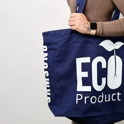 Lamar Recycled Cotton Polyester Large Tote Bag
