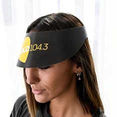 Recycled Artboard Sun Visors Unisex Eco Friendly