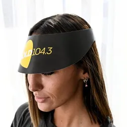 Recycled Artboard Sun Visors Unisex Eco Friendly