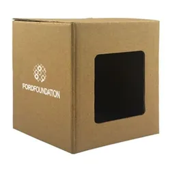 Small Cardboard Cup Gift Box with Window