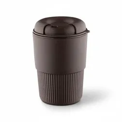 Ecco Kuppa EcoBlend Reusable Cup with Pressed Coffee Grounds and Bamboo