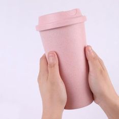 Fresh Bamboo Cup 550ml Double Wall Reusable Insulated Drink Holder