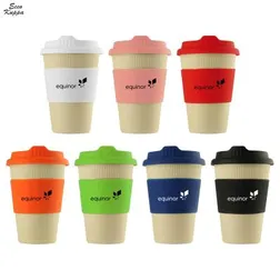 Ecco Kuppa 12oz Natural Bamboo Fiber Coffee Cup with Silicone Lid