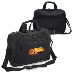 Exton Business Satchel with Laptop Compartment and Trolley Strap