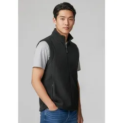 Mens Low Pill Micro Fleece Vest Regular Fit