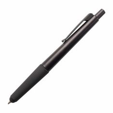 Dual Function Stylus Ballpoint Pen with Rubber Grip