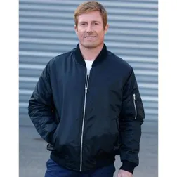 Flying Jacket Showerproof Nylon Quilted Concealed Hood
