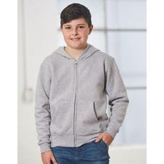 Cotton Fleece Full Zip Kids Hoodie