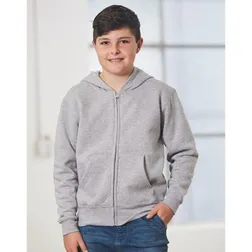 Cotton Fleece Full Zip Kids Hoodie