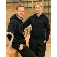 Double Bay Ladies Cotton Blend Full Zip Fleece Hoodie