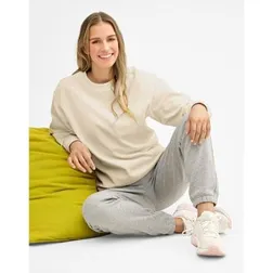 Unisex Airlayered CVC Fleece Crew Neck Sweater