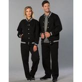 Unisex Poly Cotton Fleece Varsity Jacket