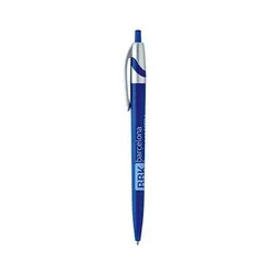 Electro Colour Retractable Ballpoint Pen with Vibrant Accents