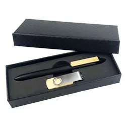 Sunrise Gift Set Metal Pen and Bamboo USB 16GB