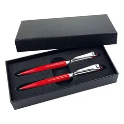 I-ROQ Brass Pen and Mechanical Pencil Gift Set
