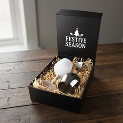 Bella Stainless Steel Wine Glass Gift Set in Presentation Box