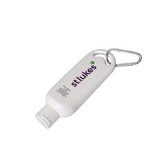 SPF 50 Dry Touch Sunscreen Tube With Carabiner Clip